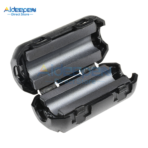 Kit de bricolaje de Cable de datos de Audio de 5mm unidad eléctrica electrónica, Clip extraíble en filtro de alambre EMI RFI, broche alrededor de la ferrita, color negro, 5 uds. ► Foto 1/6