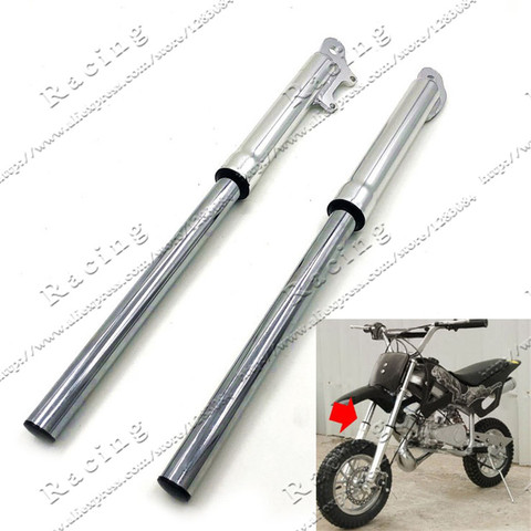 Horquilla delantera con absorción de impacto para Mini Dirt pit bike, motor cruzado pequeño de 2 estuches, 510mm, 25Mm, para motocicleta todoterreno ► Foto 1/5