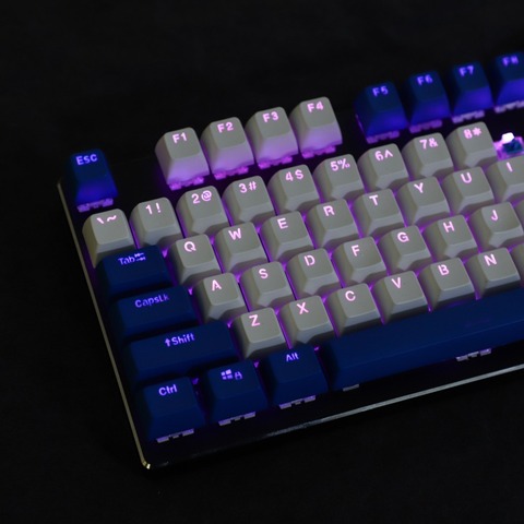 Llaveros con forma de bola Dolch PBT, perfil SA de llave de doble disparo, compatibles con interruptores Cherry MX estándar 104 87 61 DIY, 104 ► Foto 1/6