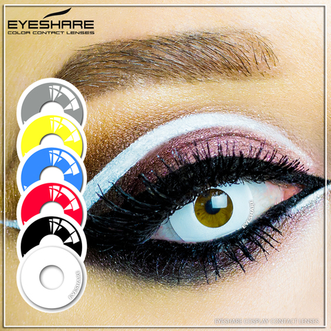 EYESHARE 2 unids/par ampliadora cosméticos para ojos lentes de contacto contactos de Color Cosplay anual uso ► Foto 1/6