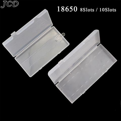 JCD 1 Uds. 8X 10X 18650 funda porta baterías contenedor organizador 18650 caja de almacenamiento soporte funda dura soporte para batería ► Foto 1/6