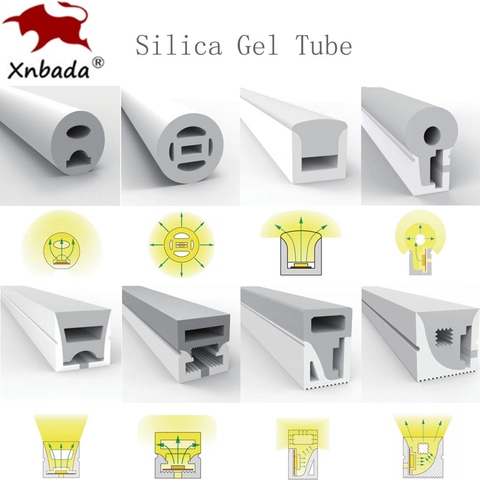 Tira Flexible de luces WS2811 WS2812B SK6812 5050, tubo de cuerda de LED neón de Gel de sílice, tubo de lámpara suave impermeable IP67 para Decoración ► Foto 1/6