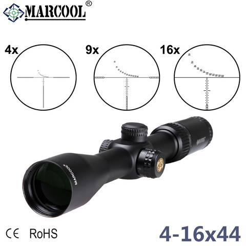 Marcool-mira óptica EVV 4-16X44 FFP con telémetro, Visor de retícula, para caza, francotirador, Airsoft, AR15 ► Foto 1/6