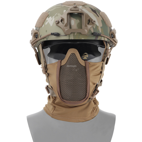 Casco militar táctico de camuflaje para exteriores, equipo de protección de  Airsoft MH, Painball CS SWAT