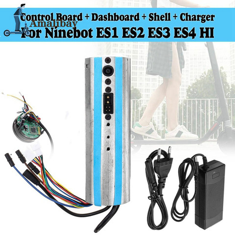 Placa de Control de tablero de patinete eléctrico, controlador y cargador de placa base con Bluetooth activado para Ninebot Es1 Es2 Es3 Es4 ► Foto 1/6