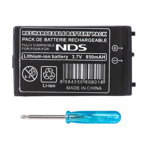 850 mAh batería recargable de iones de litio + Kit de herramientas para Nintendo DS NDS ► Foto 1/3