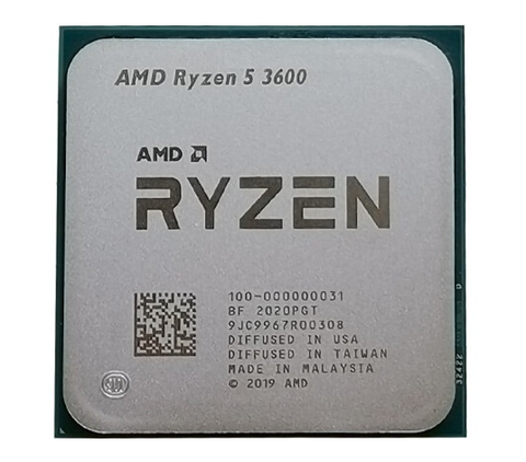 AMD-procesador de CPU AMD Ryzen 5 3600 R5 3600 3,6 GHz, seis núcleos, 12 hilos, 7NM, 65W, L3 = 32M, 100-000000031 Socket, AM4, nuevo pero sin ventilador ► Foto 1/1