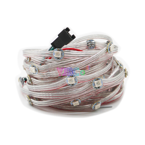 Disipador de calor LED WS2812B, presoldado, 5050 RGB, DC5V, WS2811, IC, alambre de luz de 10cm, envío gratis, 50 Uds. ► Foto 1/6