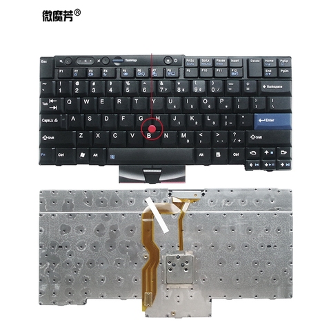 Nuevo teclado en inglés para LENOVO Thinkpad T410 T420 X220 T510 T510i T520 T520i W510 W520 T400S T410I T420I X220i T410S t420S ► Foto 1/3