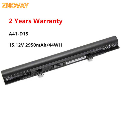 15,12 V 44WH A41-D15 40050632 batería del ordenador portátil para Medion Akoya E6416 P6659 E6424 P6657 ERAZER P6661 A42-D15 A42-D17 A31-D15 ► Foto 1/3