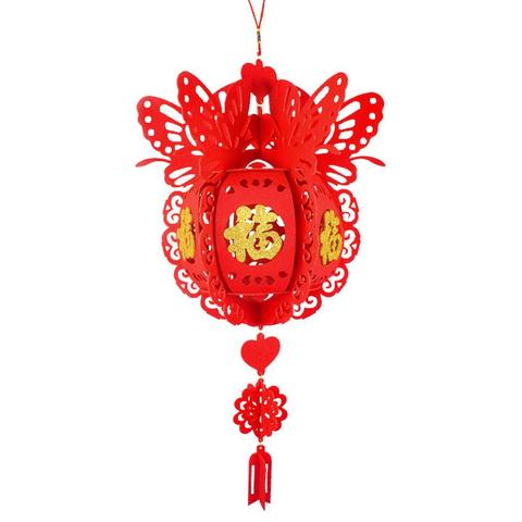Linternas Rojas chinas, adornos colgantes para Año Nuevo Chino, Festival de Primavera, boda, adornos de lampión para el hogar ► Foto 1/6