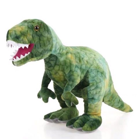 Muñeco de peluche de dinosaurio para niños, simulación de Tiranosaurio, muñeco de peluche bonito, regalo de cumpleaños ► Foto 1/6