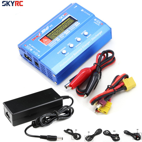 Original SKYRC IMax B6 V2 LCD Digital Lipo NiMh 3S cargador de equilibrio de batería con alimentación de CA 12v 5A adaptador de batería Lipo ► Foto 1/6