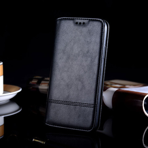 Funda de cuero para Xiaomi Mi 10T 10 Lite Pro, funda Retro de lujo, funda de cuero con ranura para tarjetas, funda magnética ► Foto 1/6