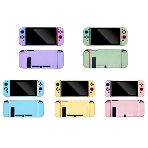 nintendo switch TPU funda protectora de carcasa blanda, carcasa protectora de color puro para controlador de juegos, accesorios de nintendo switch ► Foto 1/6