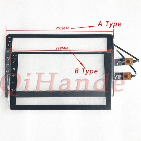 Reproductor Multimedia de vídeo y Radio para coche, dispositivo con sensor de cristal 2.5D para TEYES CC2, kia rio 3 4, Digitalizador de pantalla táctil ► Foto 1/3