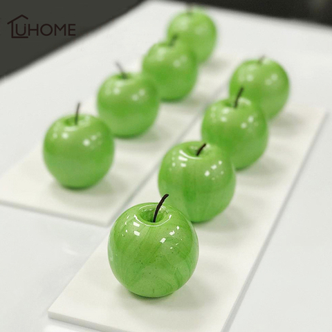 8 agujeros 3D Apple moldes de pastel de silicona molde para Mousse arte Pan para helados bombones pudin de gelatina pastel postre horneado herramientas ► Foto 1/6