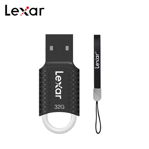 Promoción Lexar 32GB 16GB USB Flash Drive V40 Pen Drive 100% Original USB 2,0 Pendrive JumpDrive U disco 16gb 32gb gratis cuerda ► Foto 1/5