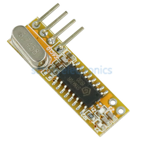 1 Uds RXB12 433Mhz Superheterodyne receptor inalámbrico precisa para Arduino/AVR ► Foto 1/4