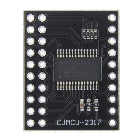 Módulo interfaz Serial MCP23017, IIC I2C SPI MCP23S17 bidireccional de 16 bits, pines de expansión i/o, módulo interfaz Serial de 10Mhz ► Foto 1/6