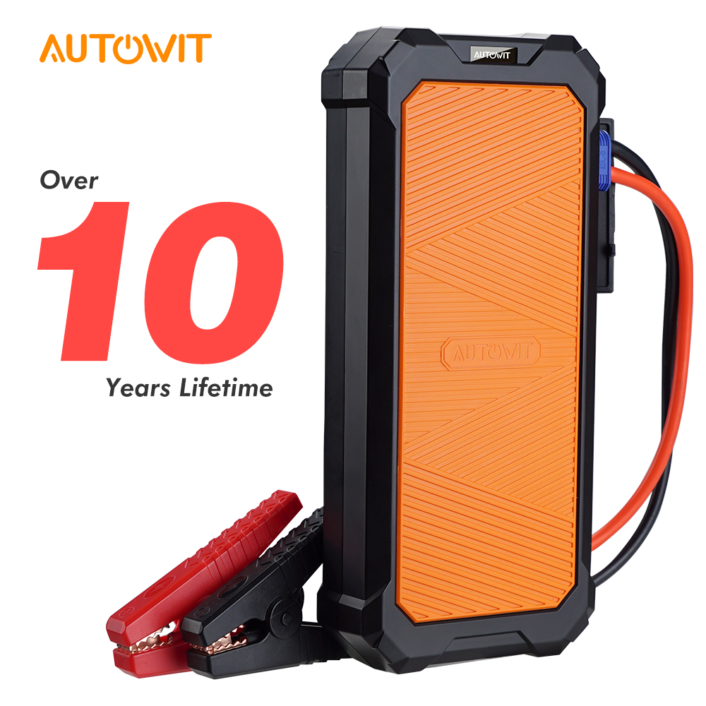 Autowit Car Jumpstarter 2, SuperCap portátil sin batería de 12 voltios (hasta 7.0L Gas, 4.0L Diese) motor de arranque accesorios de coche ► Foto 1/6