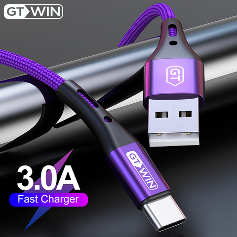 GTWIN-Cable USB tipo C para Xiaomi Redmi Note 7 3A, Cable de datos de carga rápida para Samsung Huawei, cargador de teléfono móvil ► Foto 1/6