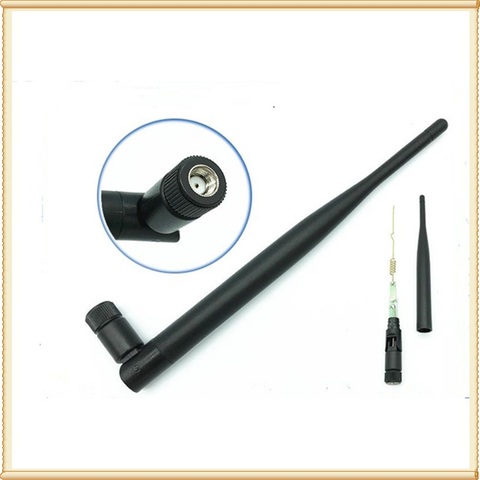 Antena wifi de 2,4 GHz RP SMA macho/conector macho SMA de banda Dual, enrutador inalámbrico tipo antena ► Foto 1/6