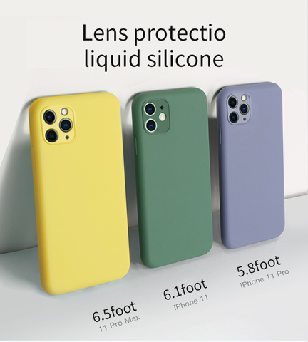 Funda de teléfono de silicona suave multicolor para Apple iPhone 11 pro Max X XS Max XR 7 8 funda para iPhone 11 Pro Max SE 2022 XR X ► Foto 1/6