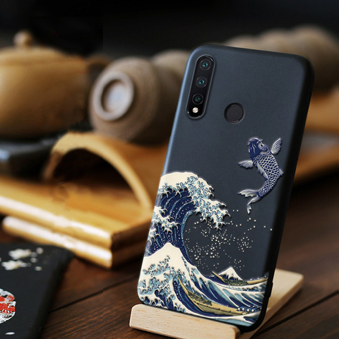 Funda de teléfono 3D para Huawei Honor 20 Pro lite, carcasa bonita para teléfono móvil Huawei Nova 5T Honor 20 20S 20LITE, carcasa Global, color negro ► Foto 1/6