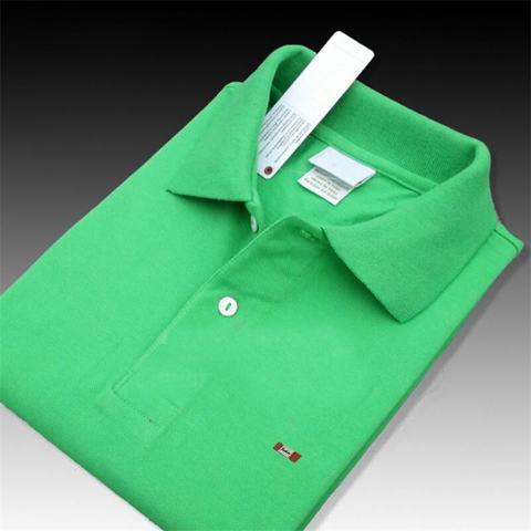 100% de algodón para hombre, polos de manga corta de alta calidad, informales, de color sólido, a la moda, XS-4XL ► Foto 1/6