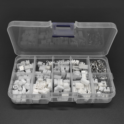 60 sets Kit de caja de 2p 3p 4p 5 pin 2,0mm Terminal/vivienda/recto conector de pines conectores de cable adaptador Kits de PH ► Foto 1/4