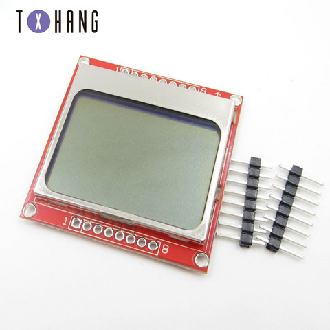 5110 Módulo LCD Adaptador de PCB retroiluminación blanca par 