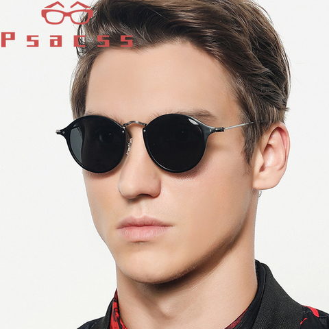 Psacss clásico gafas de sol polarizadas/no polarizada las mujeres/hombres Vintage sol redondo gafas de diseñador de la marca gafas de lentes de sol UV400 ► Foto 1/6