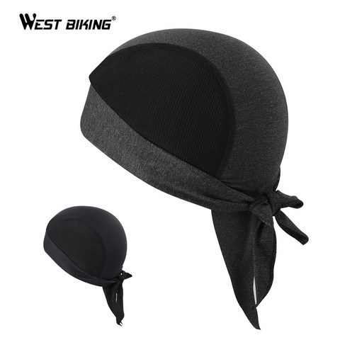 WEST BIKING-gorro de ciclismo para hombre y mujer, pañuelo de cabeza de pirata Anti-UV, para deporte, correr, pesca, pañuelo transpirable ► Foto 1/6