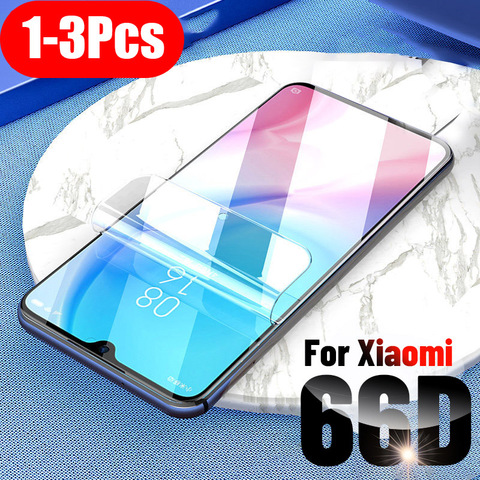 1-3 uds. Película de hidrogel para Xiaomi Mi A3 A2 Lite, Protector de pantalla para Xiaomi Mi 8 9 Se, película protectora suave Mi 9T Note 10 Pro ► Foto 1/6