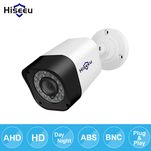 Hiseeu AHD 720P 1080P cámara CCTV tipo bala impermeable interior IR CUT visión nocturna HD cámara de videovigilancia de seguridad ► Foto 1/6