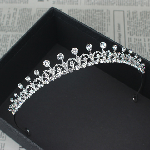 Diadema nupcial de cristal con 8 diseños para mujer, corona para cabeza de graduación, adornos para el pelo, accesorios de joyas para el pelo ► Foto 1/6