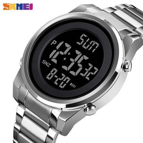 SKMEI-relojes digitales para hombre, reloj de pulsera Digital, LED, cronógrafo, hora de alarma de cuenta descendente, 1611 ► Foto 1/6