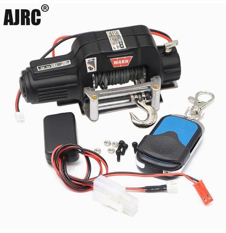 RC automática de Metal de doble Motor cabrestante simulado para 1/10 coche trepador de control remoto Axial SCX10 TRAXXAS TRX4 RC4WD D90 D110 TF2 TRX-6 CC01 ► Foto 1/6