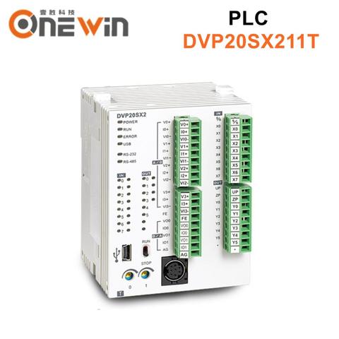 Módulo de salida de relé Delta PLC, controlador lógico programable analógico DVP20SX211T 24VDC 8(4AI) 6(2AO) ► Foto 1/1