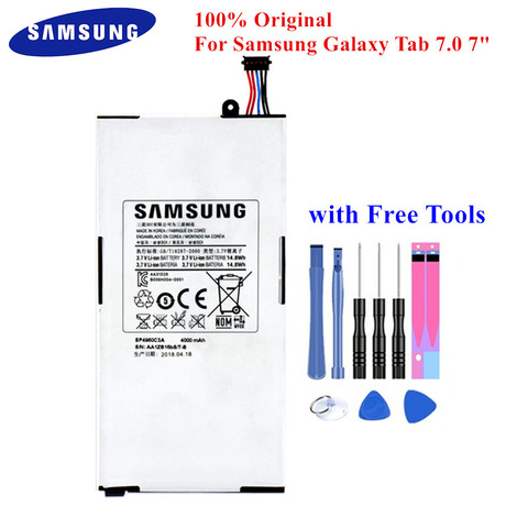 Batería para tableta SP4960C3A, Original, para Samsung Galaxy Tab 7,0, GT-P1000, P1010, 4000mAh, PC de alta calidad, con herramientas gratuitas ► Foto 1/3