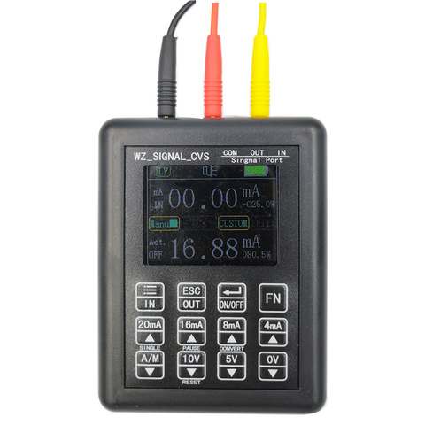 Generador de señal de precisión, 4-20mA, 0-10V, proceso de control, calibrador de señal, fuente de corriente constante, simulador de 0-20mA ► Foto 1/6