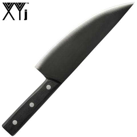 XYj-Juego de cuchillos de Chef con mango completo, de acero inoxidable, alto en carbono, anticorrosión, Cuchillo de cocina oxidado ► Foto 1/6