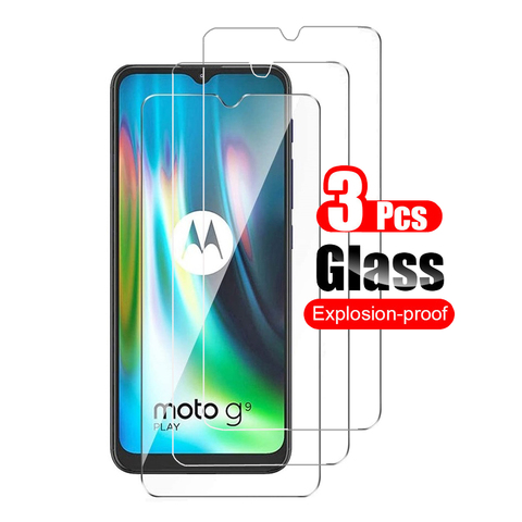 Protector de pantalla de cristal templado para Motorola Moto G9, cristal templado para Motorola Moto G9 Play, 3 uds. ► Foto 1/6