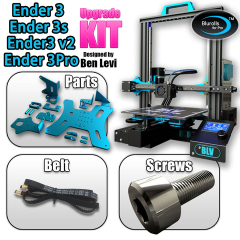 NEW BLV Ender 3s Pro Ender3 V2 3d kit de actualización de impresora, incluyendo tornillos X/y guías lineales Ybelts, accesorios de impresora 3d ► Foto 1/5