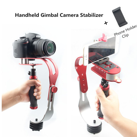 Aleación de aluminio Mini estabilizador de cámara Digital de mano Video Steadicam móvil DSLR 5DII Motion DV Steadycam para Gopro ► Foto 1/6