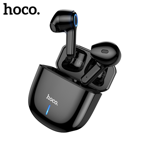 Hoco ES45-auriculares TWS, inalámbricos por Bluetooth 5,0, con micrófono y caja de carga, auriculares inteligentes con Control táctil para teléfonos inteligentes ► Foto 1/6