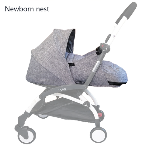 Cochecito de bebé nido de nacimiento saco de dormir para bebé accesorios de cochecito para Babyzen yoyo + Yoya carrito de bebé cesta de invierno ► Foto 1/6