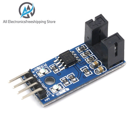 Módulo Sensor de velocidad infrarrojo de 4 pines para Arduino/51/AVR/PIC 3,3 V-5V envío gratis de alta calidad ► Foto 1/6