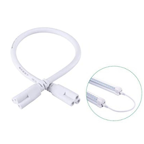 Cable eléctrico para tubos de luces led, conector para Cable de extensión led de doble extremo, T8 T5 integrado, 1 pies, 2 pies, 3 pies, 5 pies ► Foto 1/6